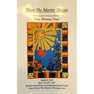 More The Merrier Design Quilt Pattern - Sun Shiny Day - Size 35 1/2" x 49"